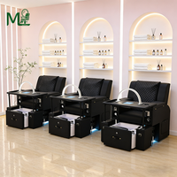 Équipement de salon, fauteuil de pédicure multifonctionnel, fauteuil de massage électrique moderne avec ensemble de manucure