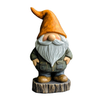 Statue de gnome de Noël Weivista en résine, style artisanal, cadeau festif décoratif, décoration saisonnière