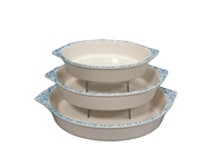 Ensemble de plats à pâtisserie personnalisés pour la cuisine, plat à four rectangulaire, plats à gratin en céramique, plat à four pour four à gaz