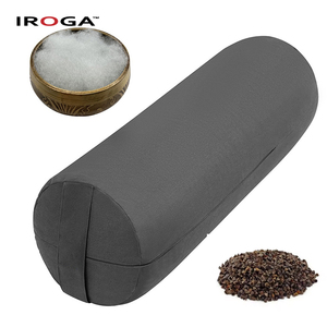 Iroga fitness Venta al por mayor Extraíble Zafu <span class=keywords><strong>Yoga</strong></span> Meditación Bolster Almohada Cojín Relleno De Alforfón PP algodón - Product Image 1