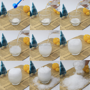 Polvo de Nieve SAP Ecológico de Shandong, Grado Superior, Tamaño Personalizado, para Decoración, Exhibición, Uso Romántico, Blanco Mágico - Product Image 2