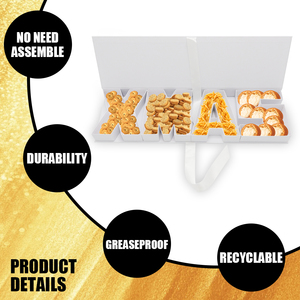 2024 क्रिसमस खाली फूल मीठा चारक्यूरी पैकेजिंग कार्डबोर्ड पत्र फिlable xmas उपहार बॉक्स - Product Image 5