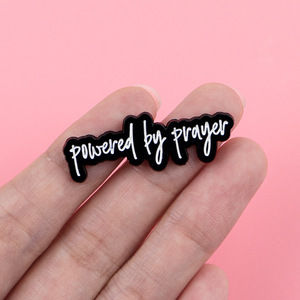 Pin <span class=keywords><strong>de</strong></span> Solapa Esmaltado con <span class=keywords><strong>la</strong></span> Frase 'Movido por <span class=keywords><strong>la</strong></span> Oración', Broche con Cita Religiosa Inspiradora para Creyentes Devotos / Eventos Religiosos - Product Image 3