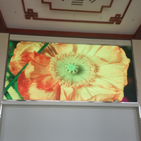 Panneau publicitaire LED P1.25 pour usage intérieur, affiche numérique pour salle d'exposition et ascenseur avec mur vidéo 16:9 et garantie de 2 ans