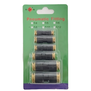 4-14mm Push Quick Release Pneumatic Air Line Fittings Hose Connector Tube - Product Image 2