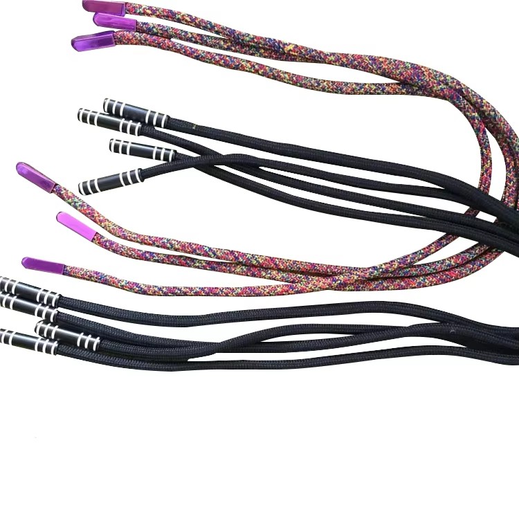 Sofine Factory Direct Wholesale Custom Design Logo Round Oval Fashion Print Light Drawcord