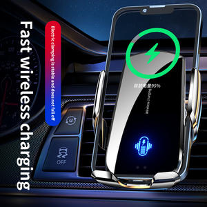Estación de Carga Rápida con Certificación, Soporte Giratorio 360° <span class=keywords><strong>para</strong></span> <span class=keywords><strong>Celular</strong></span> con Botón Táctil en la Rejilla de Ventilación, <span class=keywords><strong>Cargador</strong></span> Inalámbrico Magnético de 15W <span class=keywords><strong>para</strong></span> Auto - Product Image 5