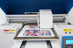 Máy in phun vải da Eizoulyn 3560 Tumbler, đa chức năng, khổ nhỏ A3 A4, in phẳng, phủ bóng trắng, mực UV - Product Image 5