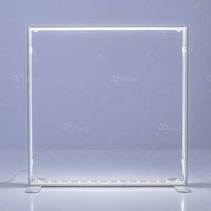 Comptoir portable en aluminium avec boîte à lumière LED pop-up SEG, design durable pour l'<span class=keywords><strong>Expo</strong></span> 2020 - Product Image 3