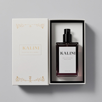 Autocollants personnalisés logo bouffée emballage cosmétique boîtes d'emballage de bouteille de parfum