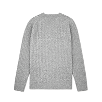 AiNear Vente en gros Design de logo personnalisé Oem & Odm Vintage manches longues col rond homme pure laine tricoté pulls d'hiver
