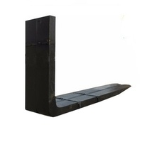 Fourchettes à palettes 4 tonnes pour chargeuse sur pneus, accessoires d'excavatrice de chariot élévateur à godet pour le commerce de détail