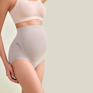 กางเกงในเอวสูง YIYI รุ่นใหม่ ช่วยพยุงหน้าท้อง ไร้ตะเข็บ ยืดหยุ่นสูง สำหรับสตรีมีครรภ์ สวมใส่สบาย กางเกงในสำหรับคุณแม่ - Product Image 5