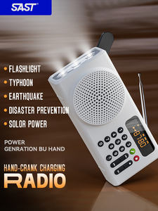 <span class=keywords><strong>Radio</strong></span> d'urgence solaire <span class=keywords><strong>Dynamo</strong></span> : AM/FM BT 5.3 LED super lumineuse IPX5 étanche 2400mAh Chargeur de batterie externe USB - Product Image 2