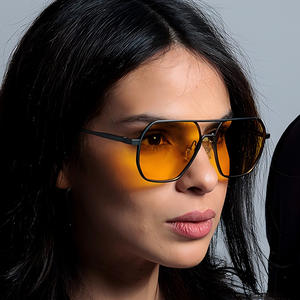 Nouvelles lunettes de soleil polarisées métalliques à <span class=keywords><strong>changement</strong></span> de couleur UV400 anti-radiation, monture intégrale, style pilote, pour hommes et femmes, pour l'extérieur - Product Image 3