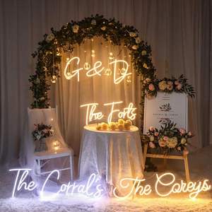 Luz LED de Neón Personalizada, Decoración de Pared con Atenuación Gradual e Impermeabilidad IPX3 para Bodas, Fiestas, Hogar y Negocios - Product Image 4