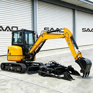 Mini-excavatrice haute performance de 3,<span class=keywords><strong>5</strong></span> tonnes, Kubota EPA Euro <span class=keywords><strong>5</strong></span>, excavatrice sur chenilles de 1 tonne, 2 tonnes, petites excavatrices pour travaux de construction - Product Image 4