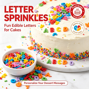 Food Grade Factory Supply Nut-Free Spanish Sliced Solid Piece <strong>Letter</strong> 100g Bottle Bakery Ingredients Home Baking - Product Image 1