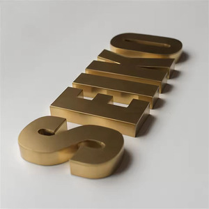 Non Illuminated Metal <strong>Logo</strong> Office Interior <strong>Wall</strong> 3D Letters Stainless Steel Outdoor Sign Custom 3d <strong>Logo</strong> Metal Letters Solid - Product Image 4