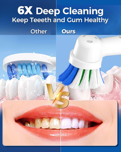 OEM IPX7 ขายส่งผู้ใหญ่ชาร์จที่กำหนดเองสมาร์ทไร้สาย 45 เปิดแปรงสีฟันไฟฟ้าพร้อมกระเป๋าเดินทางปาก - Product Image 5