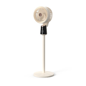 Smart <b>Standing</b> <b>Fan</b> Off White Ac Motor 36dBA 6 Speeds Voice Control Floor <b>Fan</b> - Product Image 1
