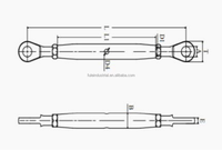 Marine Edelstahl Yacht Drahtseil-Spanner 316 Edelstahl Rigging-Schraube 3/16 Kleiner Körper Geschlossener Spannschrauben-Ösenverbinder