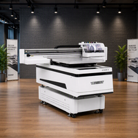 Imprimante hybride à plat UV Versijet New 60X90CM 3 têtes I3200, compatible avec les matériaux plats/en rouleau et l'impression DTF, écran tactile, 7,5 m²/h
