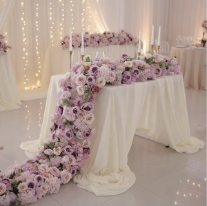 <span class=keywords><strong>Guirlande</strong></span> de fleurs artificielles en soie pour décoration de table, chemin de table floral pour <span class=keywords><strong>mariage</strong></span> et fête - Grande Vente - Product Image 6
