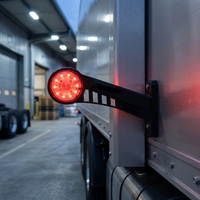 Feu de gabarit latéral double face à LED 24V pour camion, feu de dégagement bicolore pour remorque