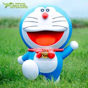 รูปปั้นโดราเอมอนขนาดเท่าคนจริง ทำจากไฟเบอร์กลาส สำหรับสวนสนุกและสวนผจญภัย - Product Image 3