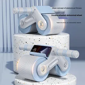 Rueda de tanque ABS de rebote automático, entrenador de fitness deportivo Unisex para reducción de vientre de <span class=keywords><strong>rodillo</strong></span> muscular Abdominal para <span class=keywords><strong>principiantes</strong></span> - Product Image 1