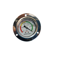 SONGLIN Value Manomètre mbar Manomètre Acier noir et laiton Manomètre arrière