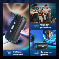 Haut-parleur portable sans fil OEM de haute qualité avec batterie longue durée, basses puissantes 5W, pour fêtes, mini enceinte stéréo