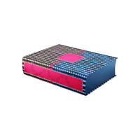 Boîte de luxe de grande taille en forme de livre, fabriquée directement par le fabricant, avec logo personnalisable en relief, écologique et magnétique