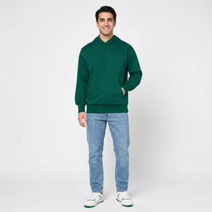 Hot Selling Clush Industries Men's Polyester/Cotton Fleece <b>Hoodie</b> Custom Made Unique Style Breathable Quick Dry Washed Comfort - Product Image 1