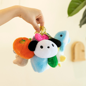 Yanxiannv Harga Murah MOQ Rendah Logo Kustom Mesin Cakar Berbagai Seri Boneka Anime Mewah Gantungan Kunci Hadiah Natal - Product Image 6