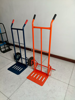 Chariot à main en métal à deux roues, capacité de charge de 250 kg, robuste et durable, équipement de manutention pour entrepôt, OEM