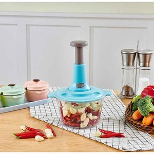 Hachoir manuel à viande et légumes pour cuisine, presse-légumes à pousser pour <span class=keywords><strong>ail</strong></span> et oignon - Product Image 6