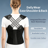 Correcteur de posture pour hommes et femmes, redresseur de dos réglable, soutien respirant pour le haut du dos OEM ODM