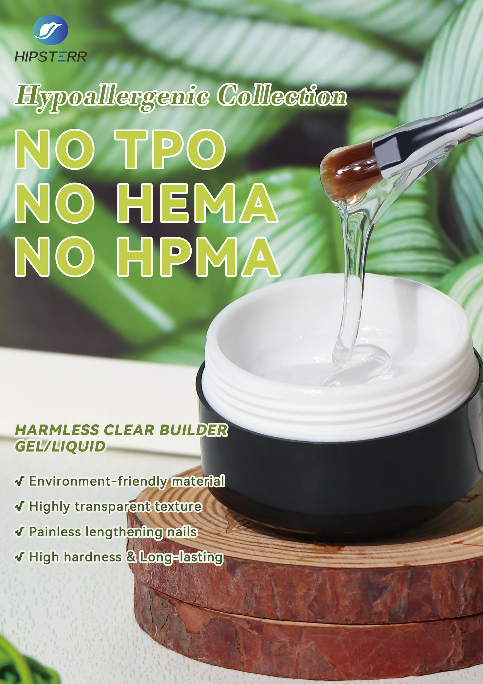 Clear Gel Builder-คอลเลกชันไฮโปอัลเลอร์เจนิก