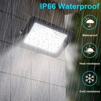 Venta al por mayor al aire libre impermeable IP66 10W 20W 30W 50W 100W 150W 200W 6500K reflector estacionamiento estadio Led Luz de inundación