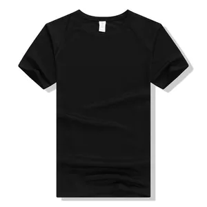 빠른 드라이 티셔츠 멀티 컬러 스포츠 러닝 티셔츠 남성 유기농 코튼 폴리 에스테르 믹스 유니섹스 티셔츠