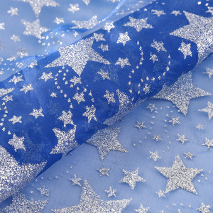 Tela brillante de lujo, base de malla de estrella, tela de regalo dorada rociada <span class=keywords><strong>para</strong></span> cuña, tela y <span class=keywords><strong>vestido</strong></span>, venta al por mayor - Product Image 6