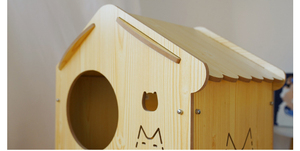 <span class=keywords><strong>Grande</strong></span> niche en bois <span class=keywords><strong>pour</strong></span> animaux domestiques, l'intérieur et l'<span class=keywords><strong>extérieur</strong></span>, nid <span class=keywords><strong>pour</strong></span> <span class=keywords><strong>chat</strong></span>, vente en gros, livraison gratuite - Product Image 4