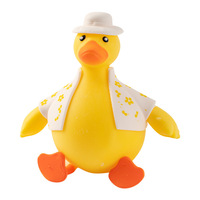 Jouet anti-stress Canard à habiller, gadget de décompression, canard à pincer amusant pour farces, sculpture de sable et de farine, anti-stress créatif pour adultes
