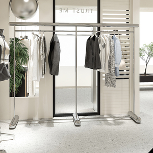 Espositore per <span class=keywords><strong>Abbigliamento</strong></span> Personalizzabile, Design Moderno per Negozi, Appendiabiti per Bambini, Uomini e Donne - Product Image 4