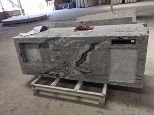 Đá <span class=keywords><strong>Granite</strong></span> tự nhiên nhà bếp Countertop phòng tắm vanities lưu vực băng ghế hàng đầu trở lại giật gân bên giật gân thanh khách sạn kiểm tra hàng đầu - Product Image 5