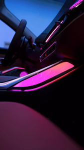 Lumière d'ambiance de voiture SJC 64 couleurs pour <span class=keywords><strong>BMW</strong></span> Série <span class=keywords><strong>3</strong></span> I3 M3 M4 G20 G22 G80 G82 Lumière de selle pour la décoration intérieure Mise à niveau - Product Image 2