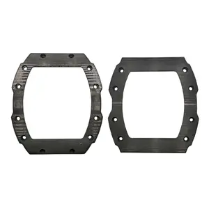 Richard style high quality material bezel and case back OEM ODM design cnc watch case oem carbon fiber