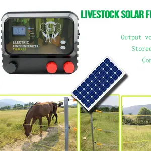Energizzatore elettrico solare del recinto del dispositivo 5 joules del recinto elettrico del cavallo di 20km